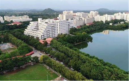 Overhead view of VIT campus.